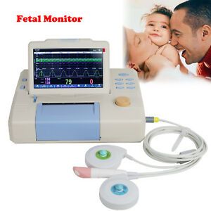 Fetal Monitor Color 3 Parameters Single FHR TOCO Touch Screen Wtih Printer FDA