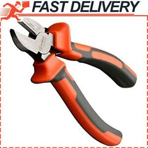 Premium Harden Wire Cutters Diagonal Pliers 6” Heavy Duty Side Flush Cutter