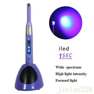 Dental Wireless Curing Light Lamp iLED 1 second Curing