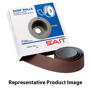 United Abrasives 80406 1-1/2&#034; x 50 Yards Aluminum Oxide Handy Shop Rolls 40 Grit