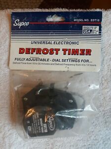 Supco EDT10 Universal Defrost Timer Ice Machine Freezer NEW