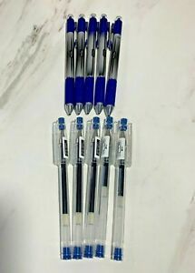 TUL Retractable Gel Pens .7mm 5pk Blue &amp; Pilot G Tec .4mm Blue 5pk Gel Pens