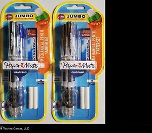 Paper Mate Clearpoint Mechanical Pencil Starter Set, 0.7mm, 3/Pack, 2 Packs