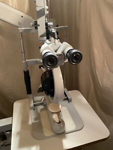Carl Zeiss Ophthalmic Slit Lamp F=125 With Stand