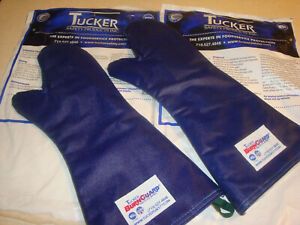 Tucker Safety Products 56182-M Burnguard Quicklean Oven Mitt 18&#034; Long