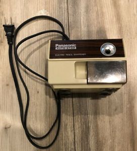 Vintage Panasonic Auto-Stop Electric Pencil Sharpener KP-110 MADE IN JAPAN-NICE+