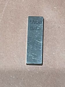 .108” Webber Starrett Rectangle Steel Gage Gauge Block