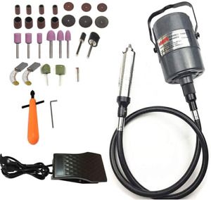 Go2Home Flex Shaft Grinder Carver Rotary Tool Hanging Electric Grinding Machine,