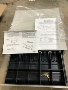 APG Cash Drawer, Series 2000, New, Open.  Includes Keys And Instructions.