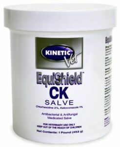 Kinetic EquiShield CK Salve Anti-Septic Water Soluble Horse Dog Cat 1 Pound