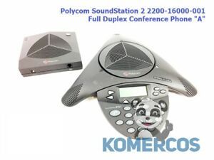 Polycom SoundStation 2 2200-16000-001 Full Duplex Conference Phone &#034;A&#034;