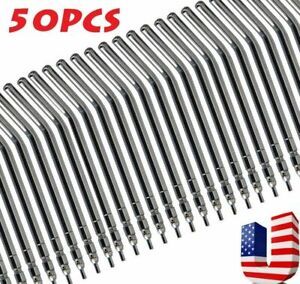 50* Dental Air Water Spray Triple Syringe Nozzles/Tips/Tubes Autoclavable syy