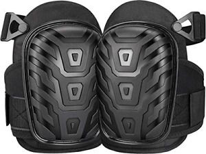 Professional Knee Pads,Heavy Duty Gel Knee Pads Non-Slip Strong Double Straps