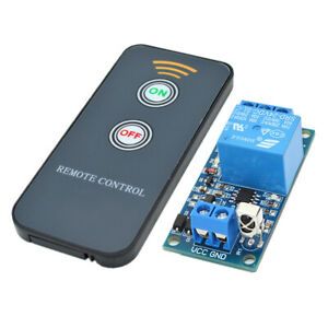 1 Way Relay Module IR Infrared Remote Control Switch 1-CH 24V 2 Key Remoter