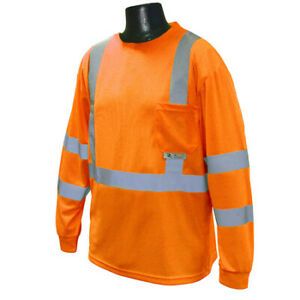 RADIANS ST21-3POS-5X Radians ST21 Class 3 Long Sleeve T-shirt with Max-Dri(TM)