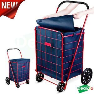 Shopping Cart Liner Cover &amp; Adjustable Straps Easy,Waterproof 18X15X24 Navy Blue