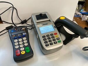First Data FD100Ti Credit Card Chip Machine with FD-30 PinPad &amp; LS1203 Scanner