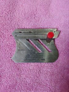 Adjustable Fillet Weld Gauge Unequal LEG Measurement Feature . Made in USA
