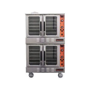 Sierra SRCO-2 Double Deck Full Size Gas Convection Oven with Thermostatic Con...