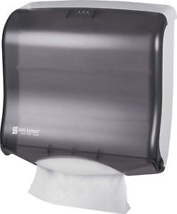 San Jamar T1755TBK Ultrafold Fusion Folded Towel Dispenser, Fits 400 Multifold/2