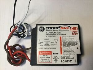 GE PC 87531 GEMH70MSF120, 70 Watts, Metal Halide HID Ballast, New