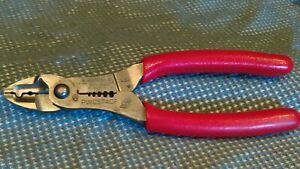 Snap-On Tools PWCS7ACF 7&#034; Red Wire Stripper Pliers Crimper
