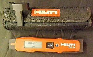 Hilti PD5 Laser Distance Meter with Case - Made in Germany