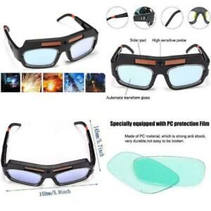 1 Pair Black Solar Auto Darkening Welding Goggle Safety Protective Welding Glass