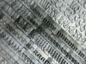 Letterpress Lead Type 30 Pt. Stylescript     F26