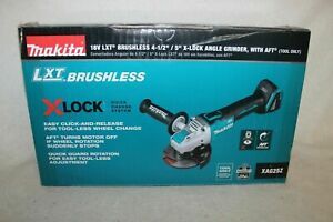 Makita 18V LXT Brushless 4-1/2&#034; / 5&#034; X-Lock Angle Grinder, With AFT (Tool Only)