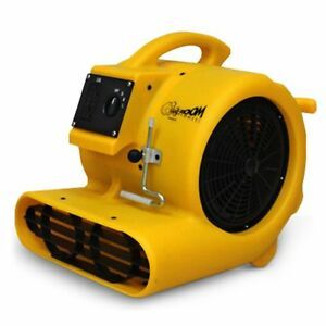 Zoom 1/3 HP Air Dryer Fan Three Speed Carpet Janitorial Water Damage Restoration