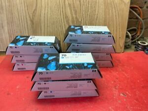 HP Designjet Ink Cartridge Lot HP 70 NIB Quantity 10 Total C9448A C9452A C9454A