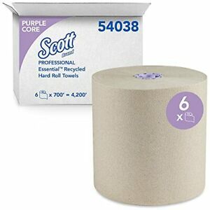 Essential 100% Recycled Brown Roll Towel (54038), with New Brown HRT