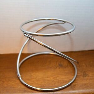American Metalcraft Stainless Steel Swirl Pizza Stand