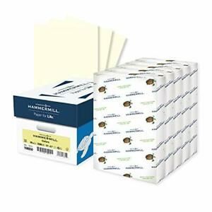 Hammermill Colored Paper 20 lb Cream Printer Paper 11 x 17-5 Ream 2500 Sheets...