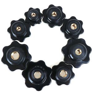 M8 Female Thread Seven Star Shaped Head Clamping Nuts Knob Ship F S frBBCABWBW