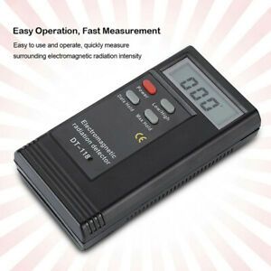 Portable Dual Frequency Electromagnetic Radiation Detector Dosimeter For Indoors