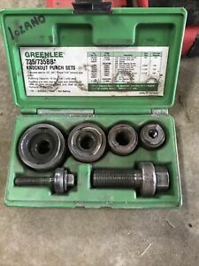 Greenlee # 735BB Ball Bearing Knockout Punch Set
