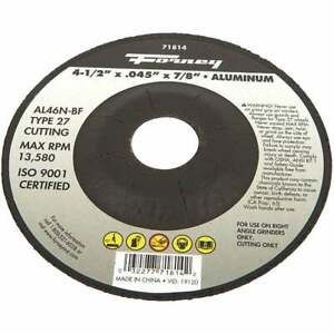 Forney Type 27 4-1/2 In. x 0.045 In. x 7/8 In. Aluminum Cut-Off Wheel Pack of 20