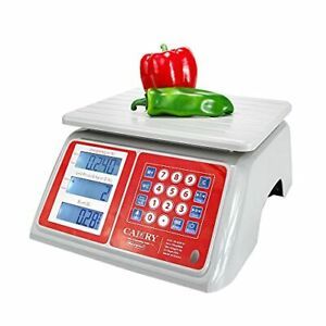 Electronic Price Computing Scale 66lb/30kg Waterproof Digital Commercial Food...