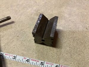 Milling V Block Tapped Machinist Toolmaker Work Holding Tool Unbranded