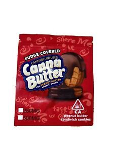 Choc Butter Cookie Packaging (25 Lot) For Infused Edible Products FREE SHIPPING