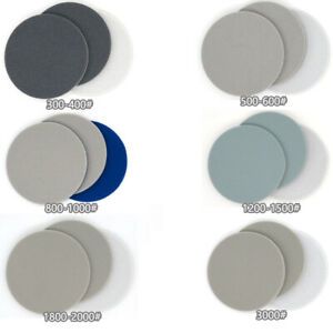 5in 125mm Wet Dry Sponge Hook Loop Sanding Discs Pads 300~3000 Grit High Quality