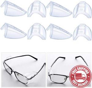 Safety  Glasses  Side  Shields  Slip  on  Medium  to  Large  Universal  Side  Sh