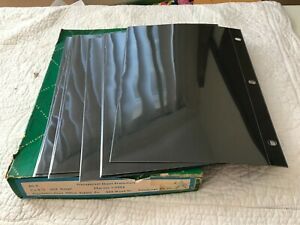 Vintage Ful-vu 10/Pack 8.5&#034; x 11&#034; 3-Hole Medium Weight Clear Sheet Protectors