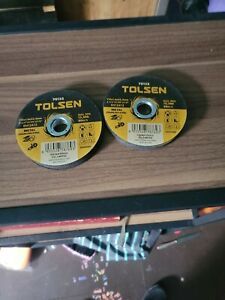 20 TOLSEN 4-1/2 X 1/25&#034; FLAT METAL CUT OFF CUTTING WHEELS STAINLESS STEEL 76132