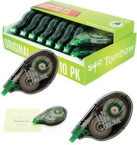 Mono Original Correction Tape, 10-Pack. Easy to Use Applicator for Instant Corre