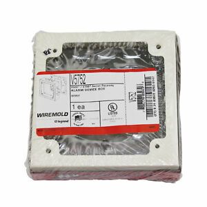 WIREMOLD LEGRAND V5752 ALARM DEVICE BOX RACEWAY, IVORY