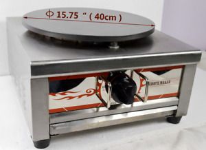 Used Commercial Pancake Fruit Machine Single Head Natural Gas Crepe Maker 2000pa