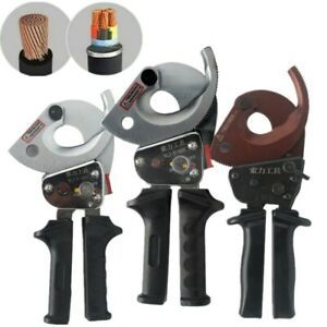 Ratchet Cable Cutter Copper/Aluminum Wire Line Cutting Hand Tool 500mm 300mm